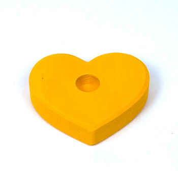 Birthday Heart Yellow