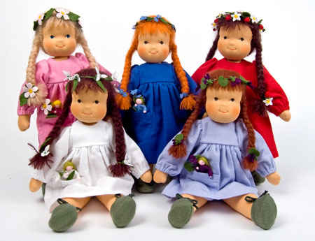 Hilscher Flower Doll Group