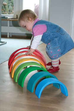 Large Rainbow Stacking Tunnel