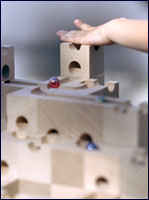 Marble runs and kugelbahns at The Wooden Wagon