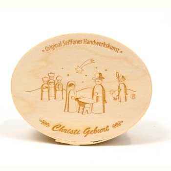 Wooden Box for Nativity Group