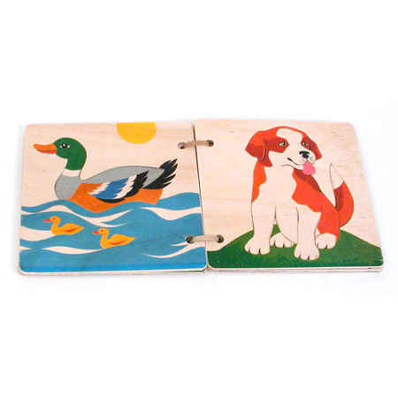 Animals Wooden Book (Fischer)