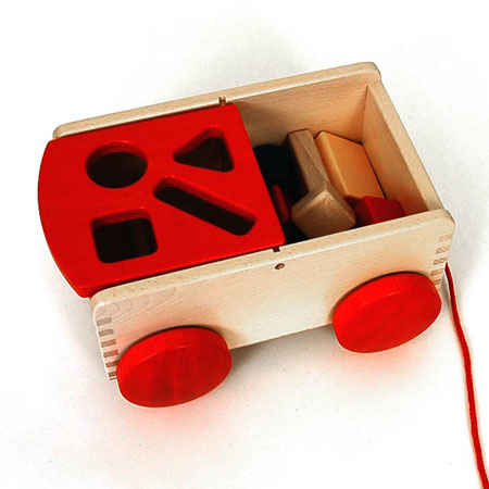 Shapes Pull Wagon Sorting Toy