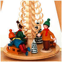 Candle Pyramid with Sledders