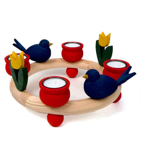 Red Tealight Candle Ring