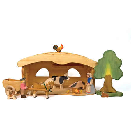 Stable for Farm and Nativity by Verneuer