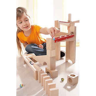 Steep Curve for HABA Marble Run