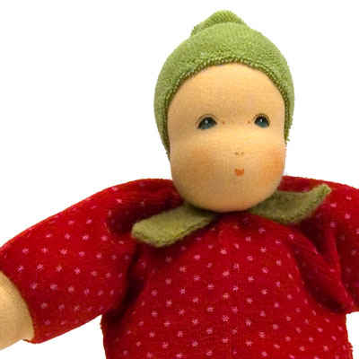 Strawberry Baby Natural Doll by Nanchen