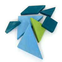 Blue Tangram