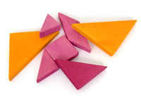 Pink/ Orange Tangram