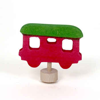 Train Car Ornament for Birthday Rings