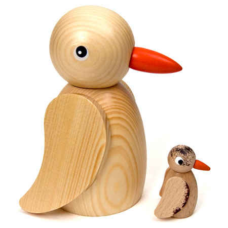 Large and small sizes of Waldorf Mood Bird