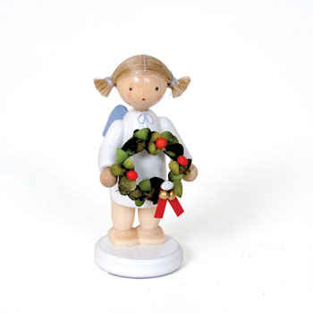 Angel with Christmas Wreath (Flade)