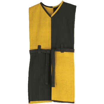 Yellow and Black Knight's Tunic