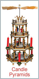 Christmas candle pyramids