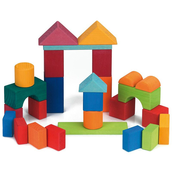 Colorful Building Blocks 27 Pieces (Glueckskaefer) 30% off