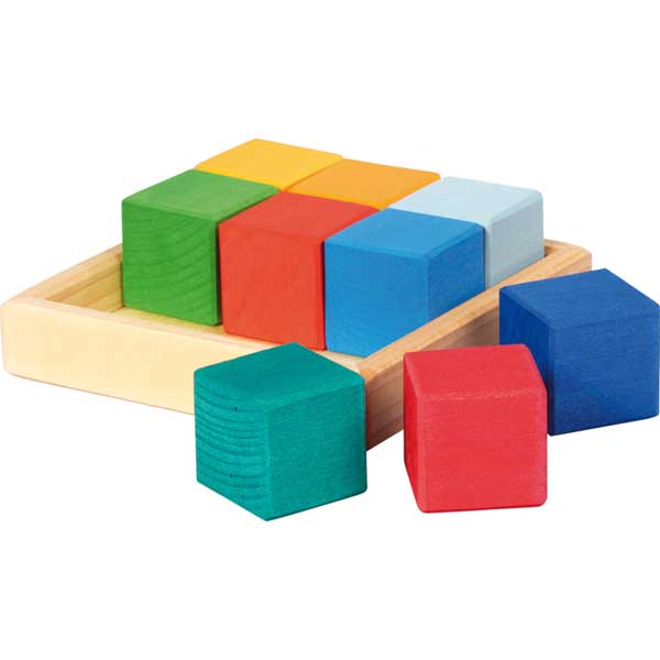 Quadrat Building Set Cubes (Glueckskaefer)