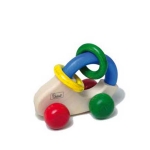 Grip-n-Car Wood Baby Rattle