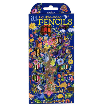 Tree of Life 12 Double Sided Pencils (eeBoo)