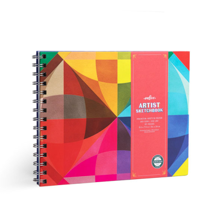 Rainbow Hardcover Artist Sketchbook (eeBoo)