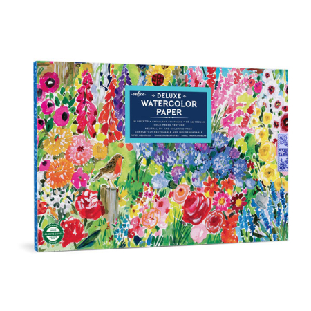 Seaside Garden Watercolor Pad (eeBoo)