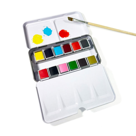 Elseware Watercolors with Metal Palette