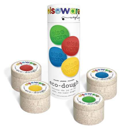 Eco-Dough 4 Pack Natural Mulit-Colors