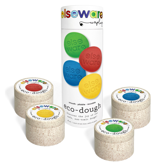 Eco-Dough 4 Pack Natural Mulit-Colors