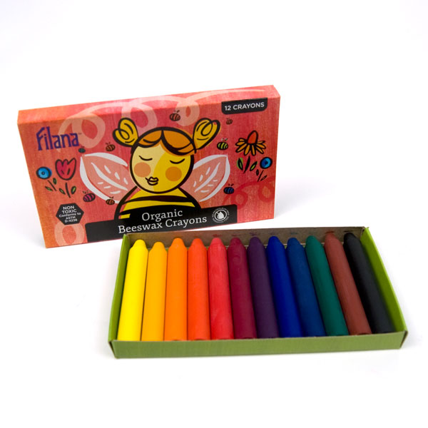 Filana Beeswax Crayons 12 Sticks Standard