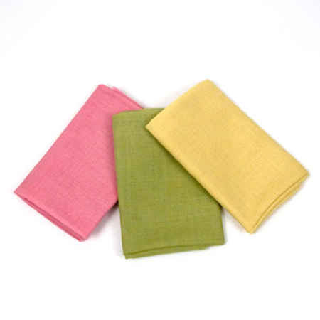 Three Wool Cloths for Seasonal Table--Spring