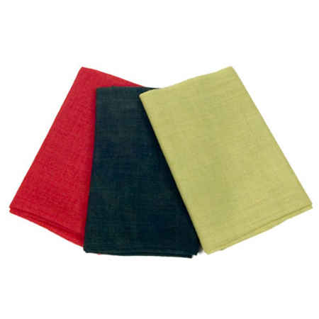 Three Wool Cloths for Seasonal Table--Summer