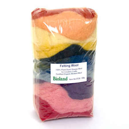 Felting Wool in 12 Colors