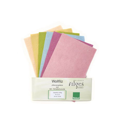 Felt Sheets 20x15cm Pastel Colors (Filges)