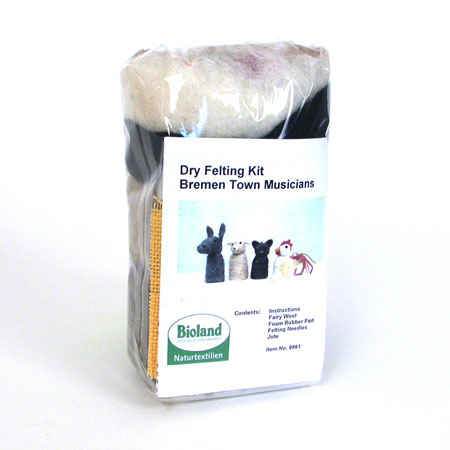Bremen Town Musicians Dry Felting Kit