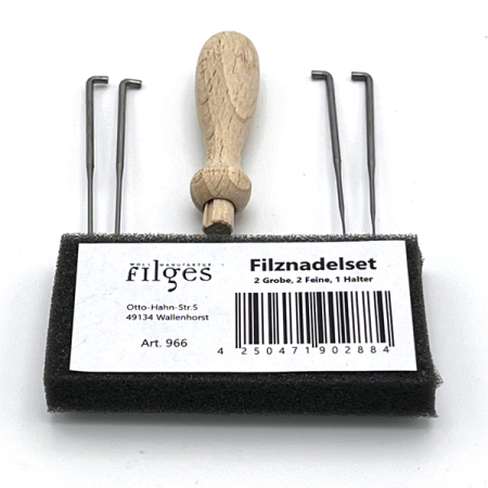 Felting Needle Set and Holder (Filges)