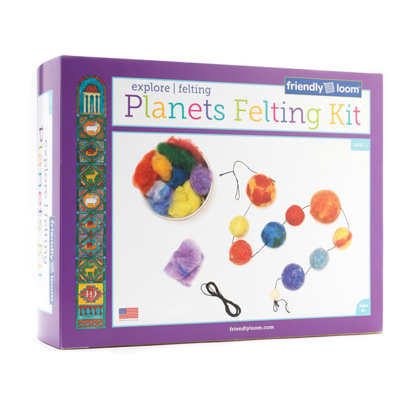 Planets Felting Kit (Friendly Loom)