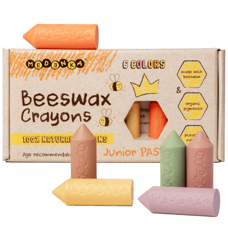 Medenka Beeswax Crayons Junior PASTEL