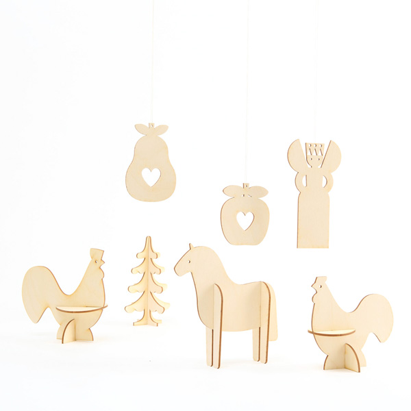 Folk Art Holiday Ornament Kit