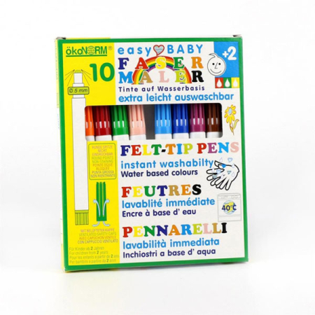 Easy Baby Felt Tip Pens Wide 5mm