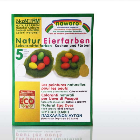 OekoNorm Natural Egg Dyes 5 Colors