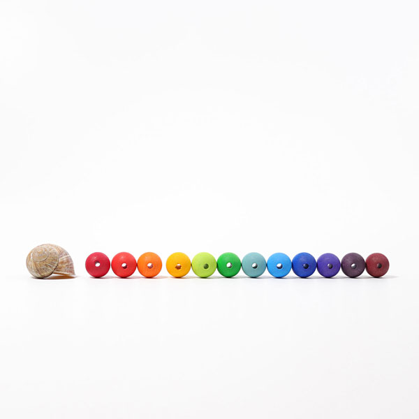 60 Large Wooden Beads (20mm)