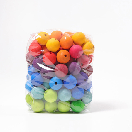 96 XL Wooden Beads 30mm (Grimm's)