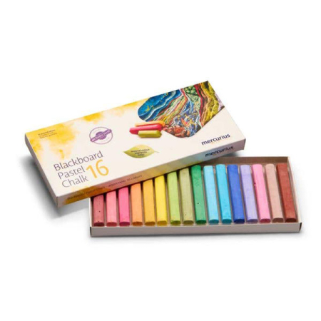 Art Makes Sense Pastel Blackboard Chalk 16 Colors