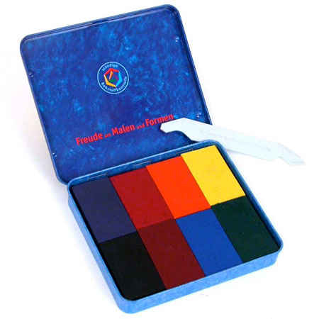 Stockmar Wax Crayons 8 Blocks Assorted