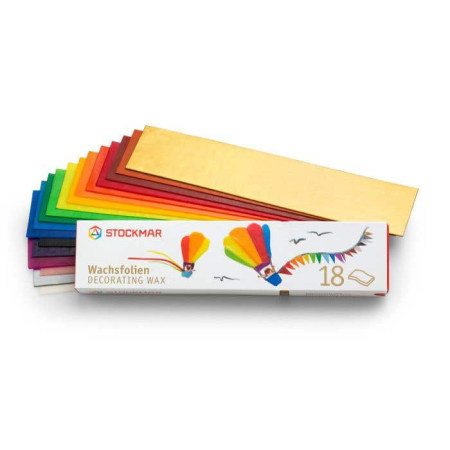 Stockmar Decorating Wax Narrow Box 18 Colors