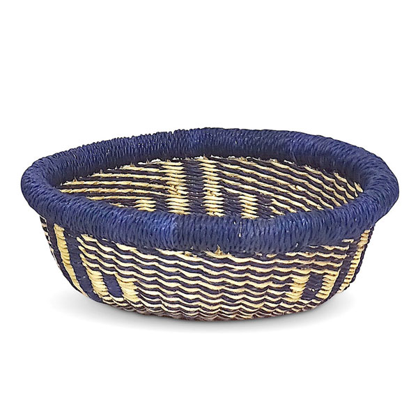 Woven Mini Bowl Blue