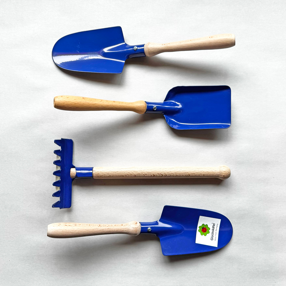 Child's Garden Hand Tool Set 4 pts Blue