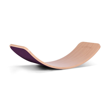 Wobbel Waldorf Balance Board Original/Aubergine