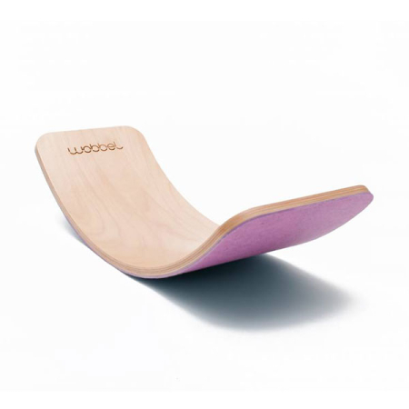 Wobbel PRO Balance Board with Wild Rose Felt