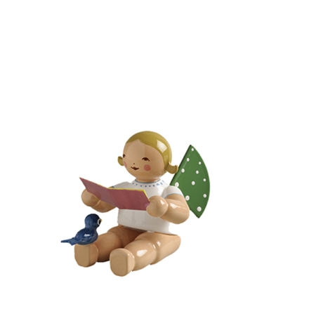 Angel with Songbook and Bird  (Wendt und Kuehn)